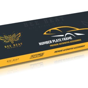 BEE BEAT*A NUMBER PLATE FRAME FOR PLATE PROTECTION